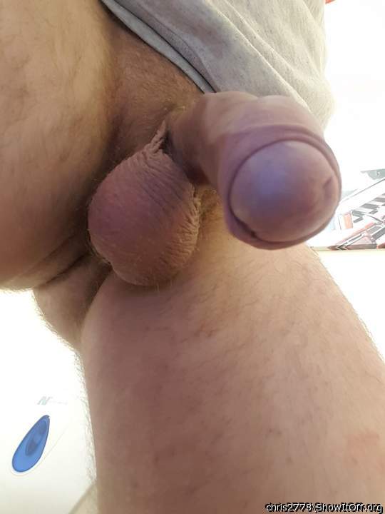 love to be looking up at that wonderful cock and balls...
