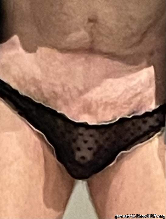 Sweet sexy & small lace panties

Hot cock in them