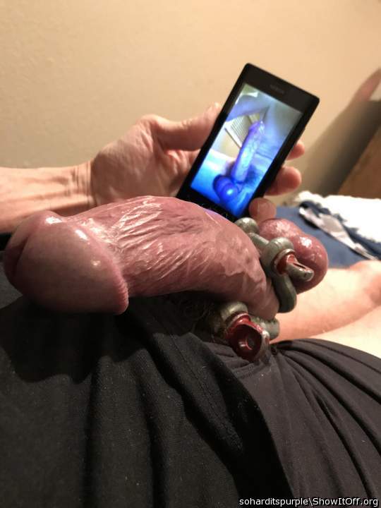 Stroking to cock on the 4th