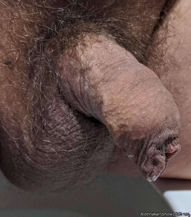 fantastic close-up! marvelous foreskin!   
