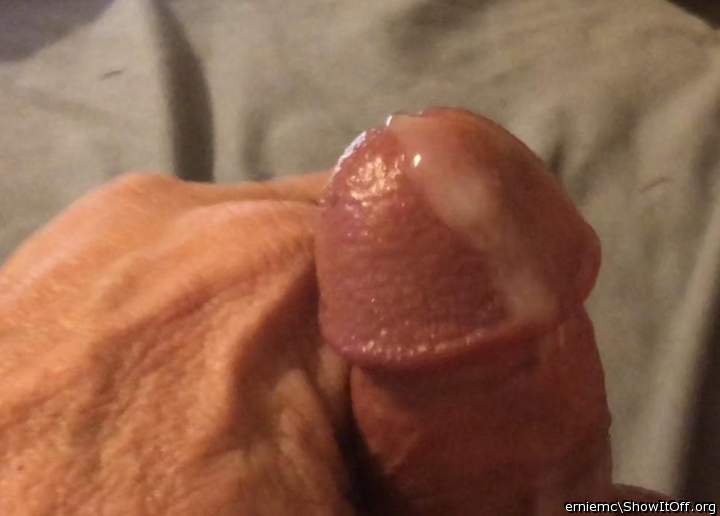 I want to lick the cum on your cock