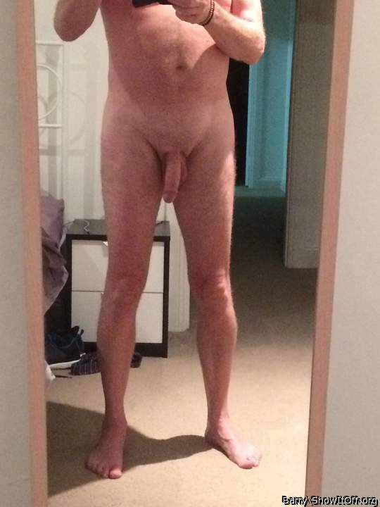 Love being naked in front of the mirror.