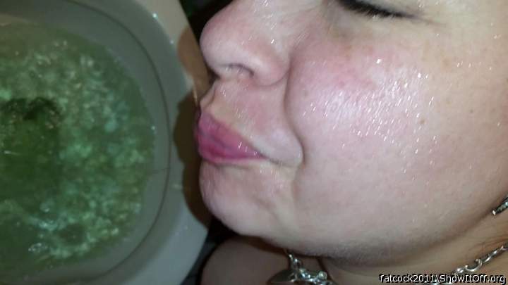 whore wife drink guy's piss