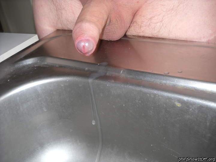 precum in the sink!!!