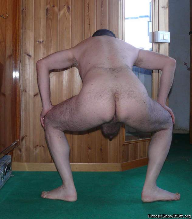 Naked... And I do gymnastics...