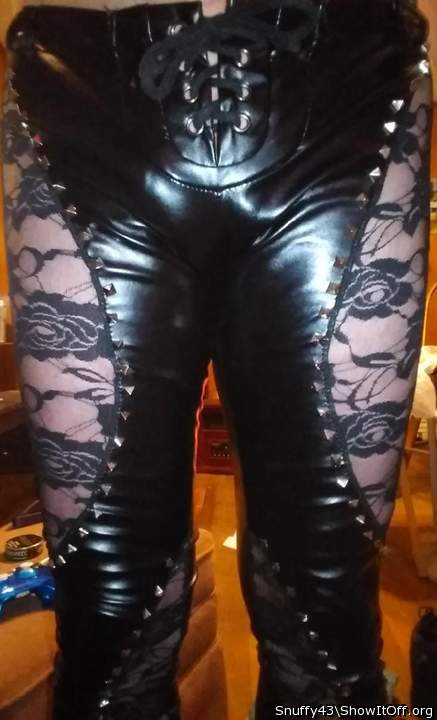 Got me some new leather pants too
