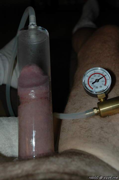 A  leisurely moment of dick pumping.