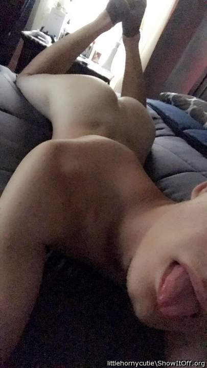 that cute tongue on my cock and my hands squeezing that ass!