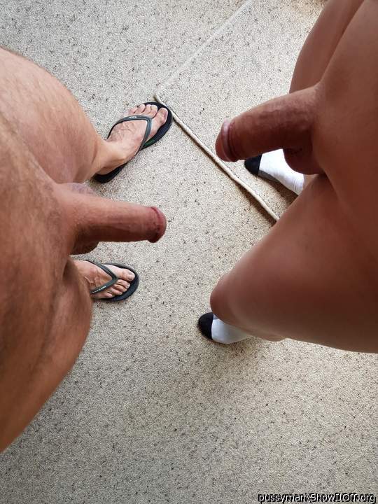 Had so much fun with this cock (me on the right)
