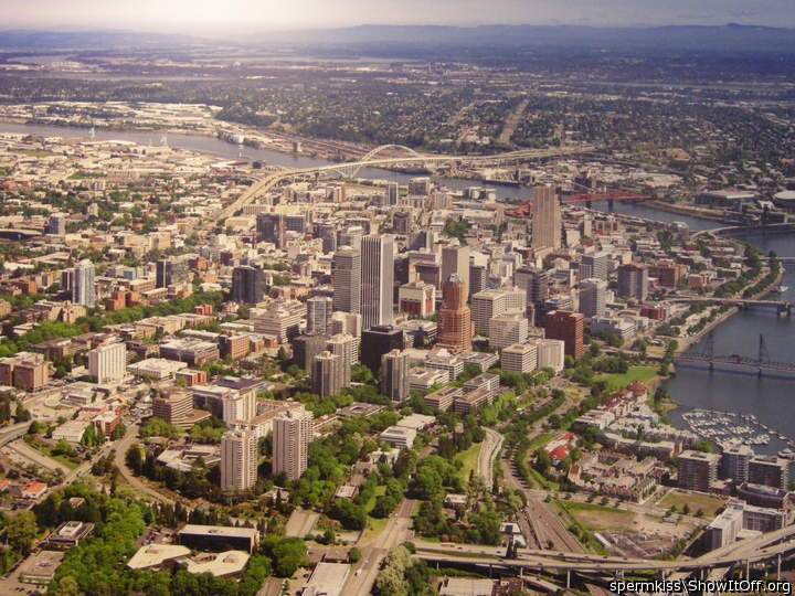 Downtown Portland, My New Home Town