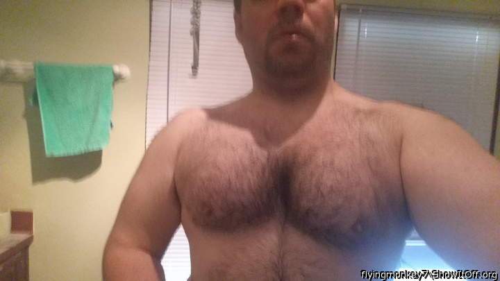 A hairy chest is so hot!