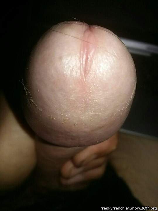 Like this cock head pic.Can feel it inside me growing fatter