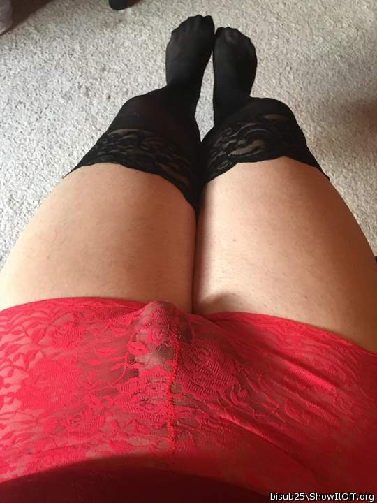 Love my thigh highs and panties.