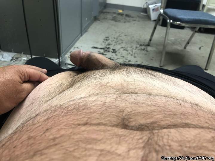 Nice hairy belly too 