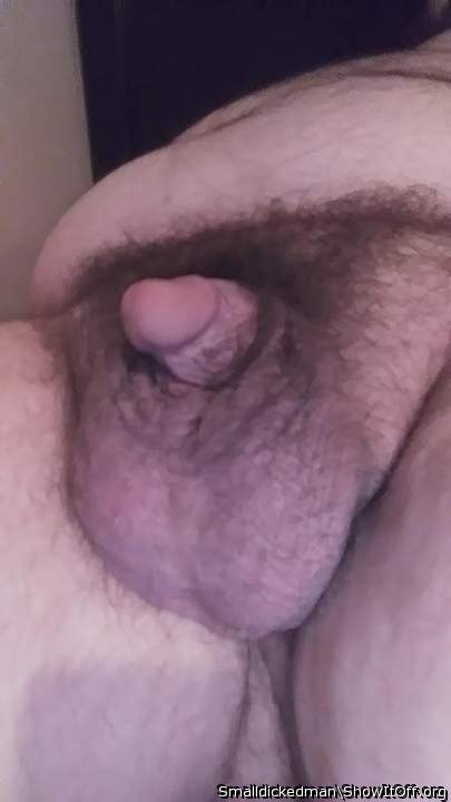 Awesome hairy cock and balls