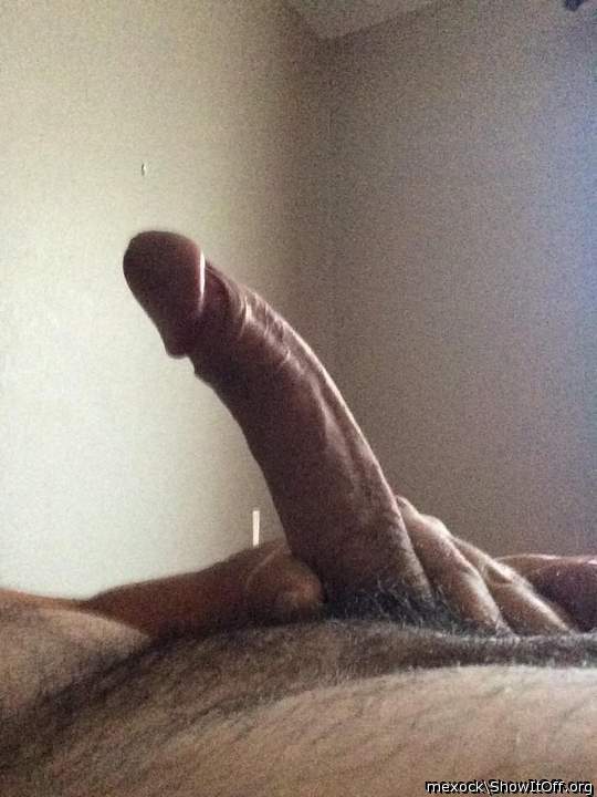 Oh wow, your big long cock is so rock hard. I would love to 