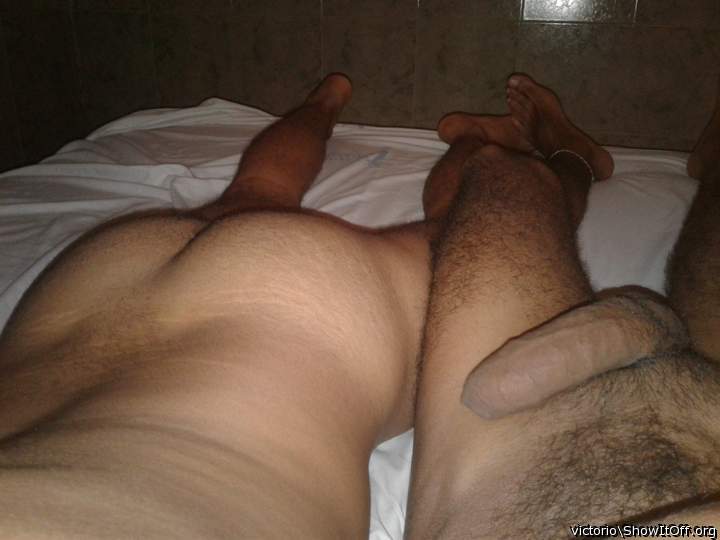  you're hooded cock and hairy legs. you're friend has a hot 