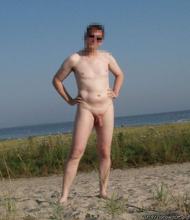 mal wieder nackt am strand
