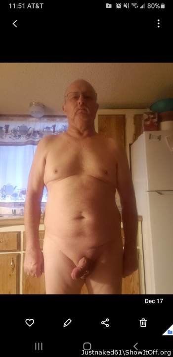 Photo of a stiffie from Justnaked61