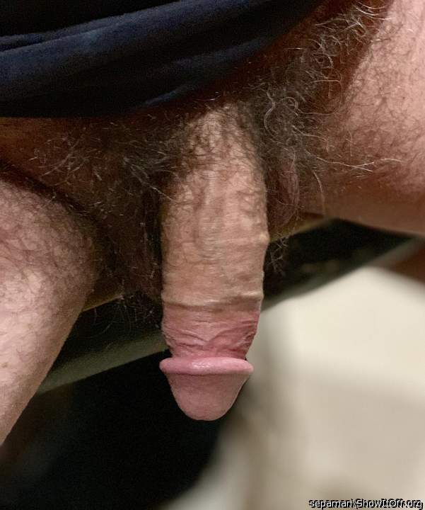 Nice wild and natural bush..imoressive cock too with flared 