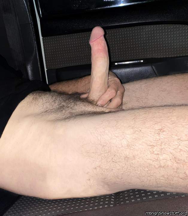 jacking off in a car