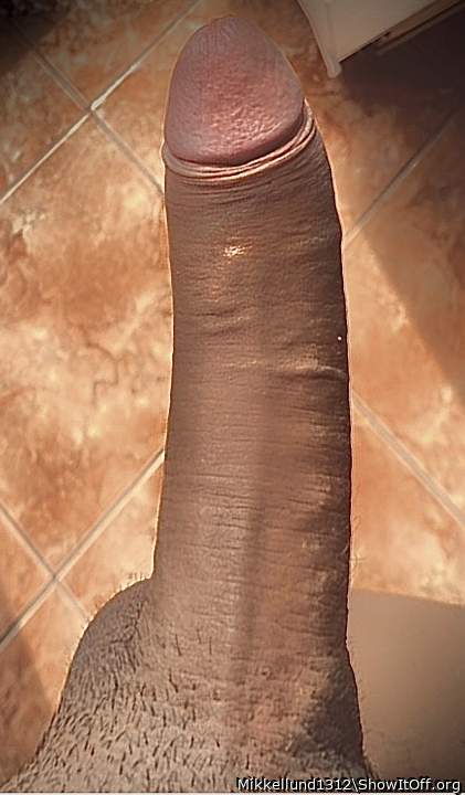 Hard cock on way to Shower