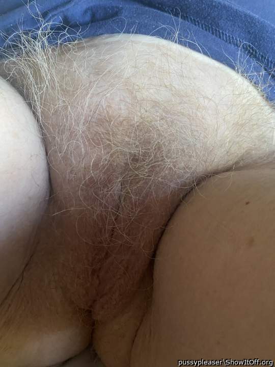 Super Hairy Blonde Pussy