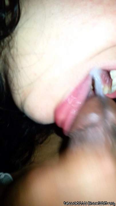 My wife eating nut right out the cock dogging fun