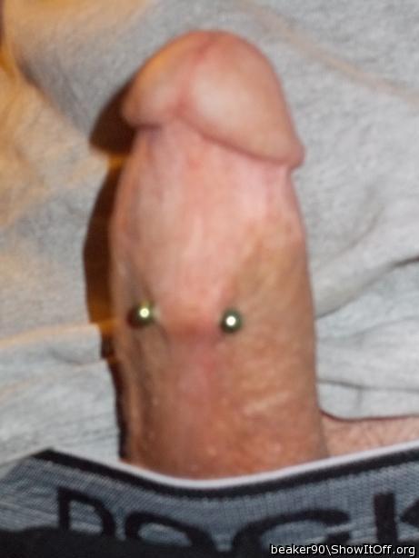 Excellent cock ,lovely piercing