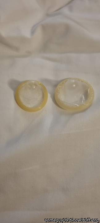 The condom I use with my girlfriend vs the one I found in her ex's dorm room