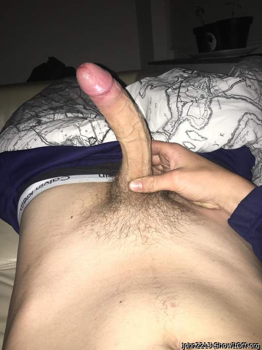 Amazing cock, love to work with that curve!    - lick it and