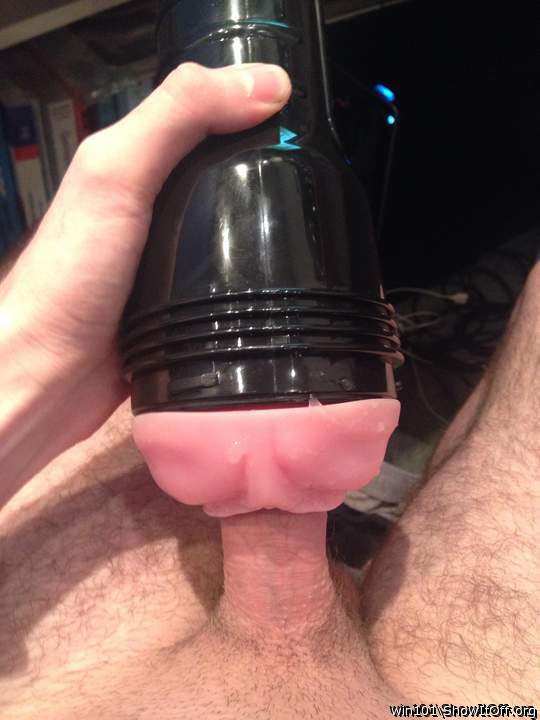 Playing with my new Fleshlight... :p