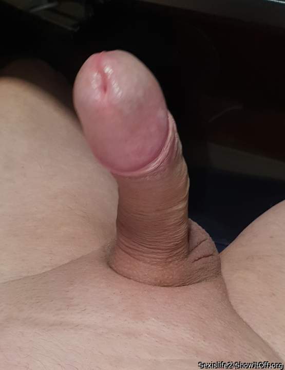 Just shaved and standing