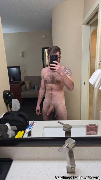 Great body man! Very well maintained physique! Plus a big di