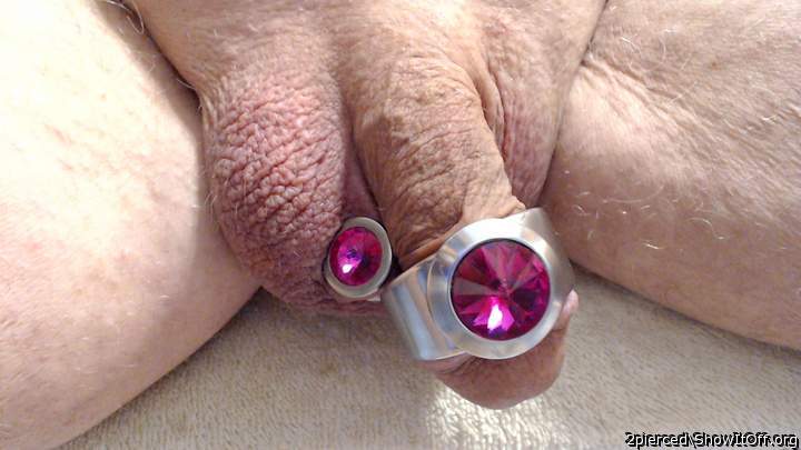 Color coordinated cock jewelry