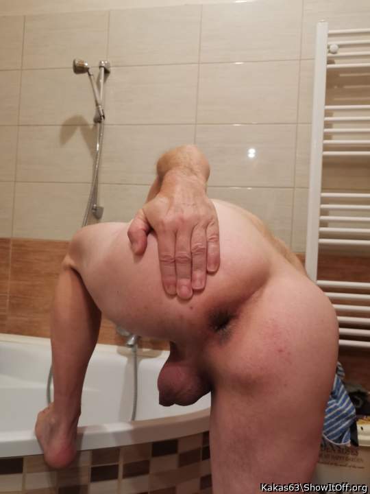 Spectacular hot one spread cheek asshole and balls, horny di