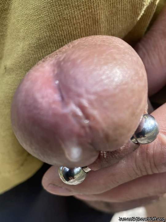 Masturbating to the edge of climax pleasure, trying not to cum.