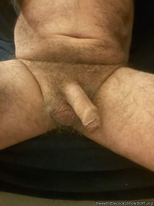 what a delicious uncut cock! cute balls and gorgeous bush!  