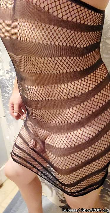 very sexy dress and lovely little penis 