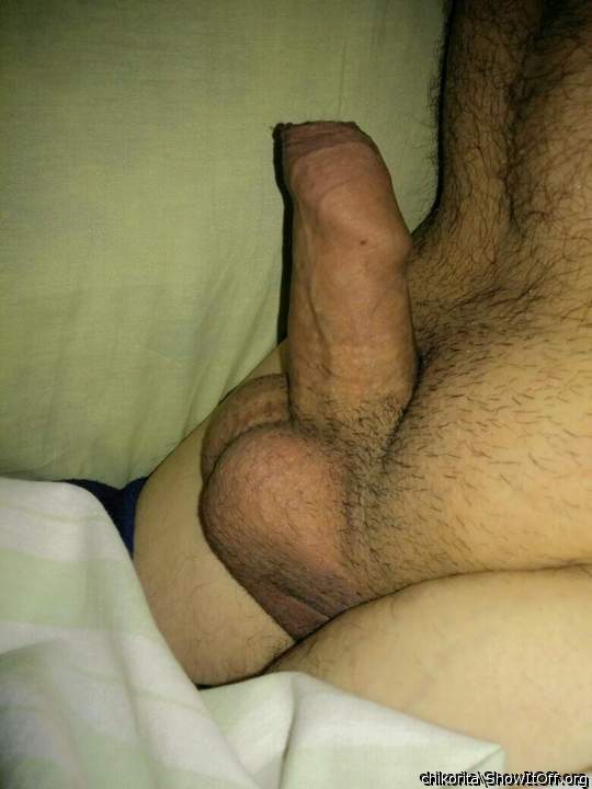 Great balls and sexy cock, love it