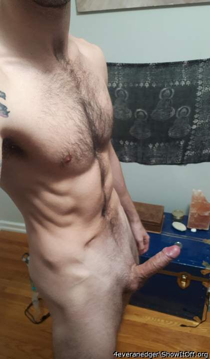 Perfect rock hard dick, and what an incredible lookin body!!