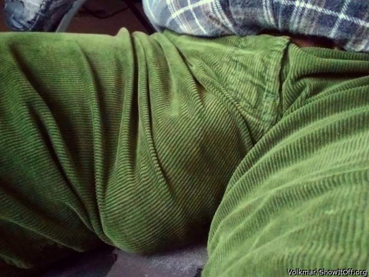 Green Corduroy Bulge 2