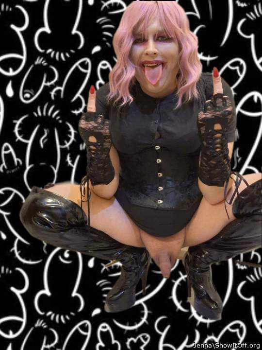 Photo of a purple headed monster from Jenna