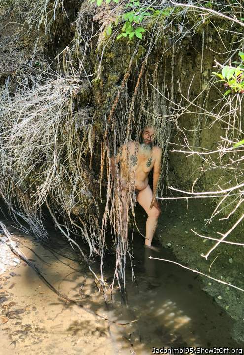 In the shade