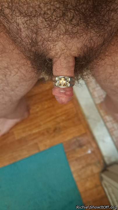 My ring fits on my dick