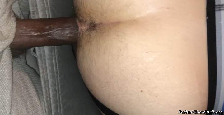 love that black sausage in my ass