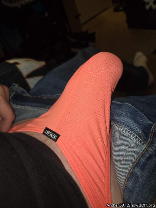 Sexy orange thong