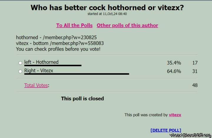 Vitezx has better cock hothorned