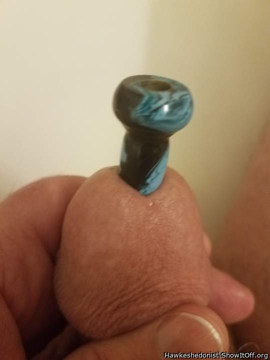 Homemade cock plug