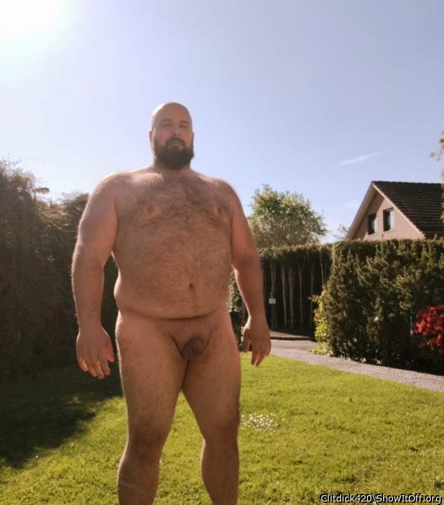 Naked at my mom's place